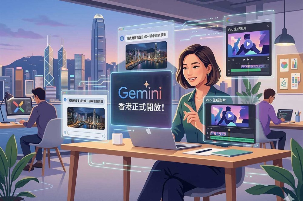 Google Gemini香港正式開放!Gemini 點用?功能、收費、生成圖片/影片全攻略