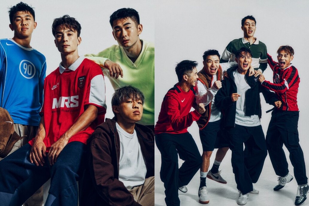 香港足球隊明主場對戰新加坡 9名球員與Nike攜手拍攝「Just Do It」全新造型照