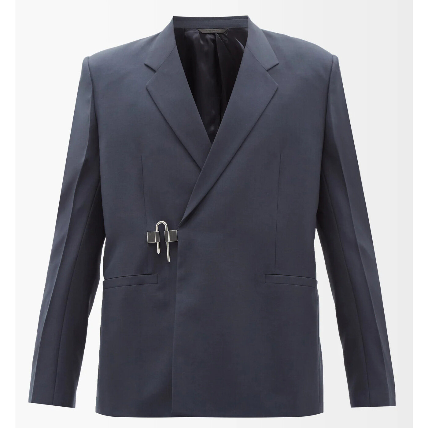 GIVENCHY Padlock wool-blend double-breasted blazer