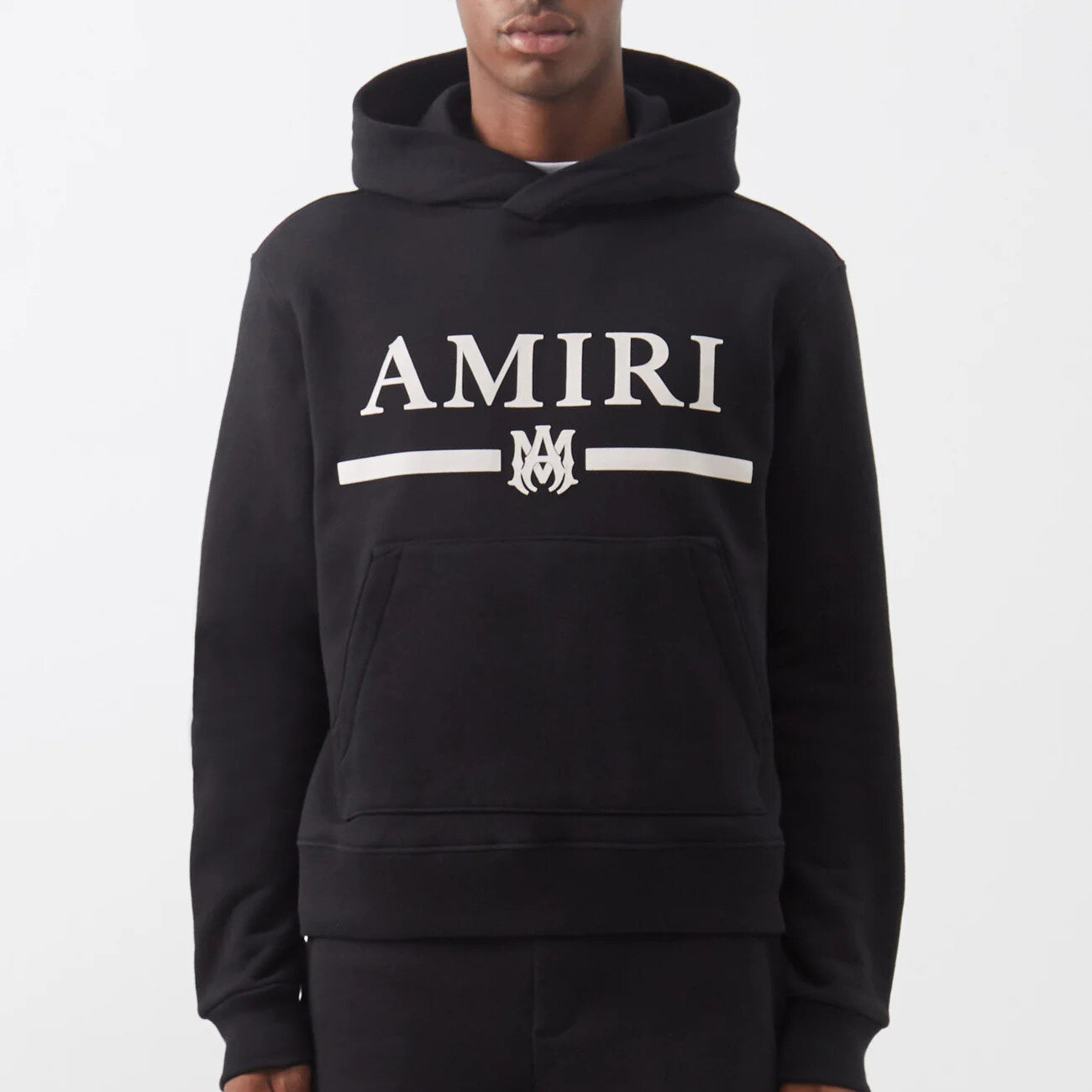 AMIRI Logo-print cotton-jersey hoodie
