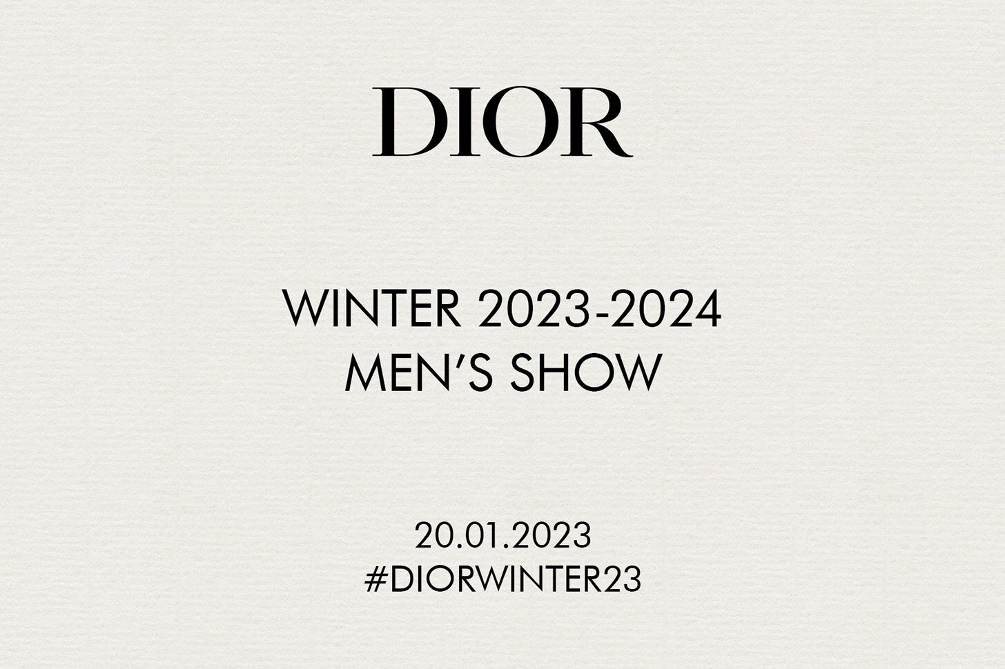 Kim Jones還有甚麼神奇魔法？網上直播 Dior Men 23/24冬季時裝騷