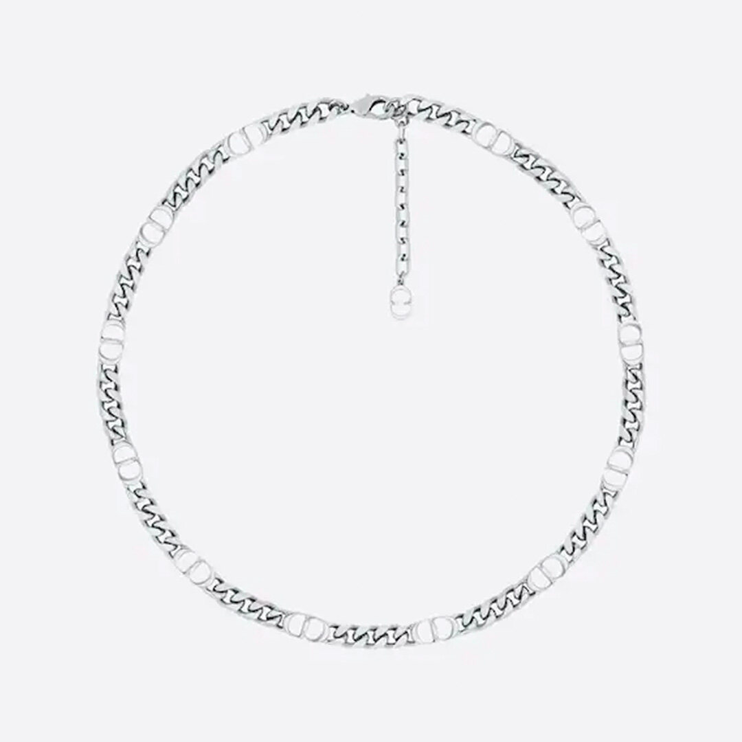 男裝頸鏈推介：Dior CD Icon Thin Chain Link Necklace