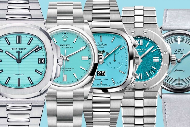 PP Nautilus X Tiffany以外的Tiffany Blue手錶選擇！Rolex、MoonSwatch及Breitling等都仲有機會入手！
