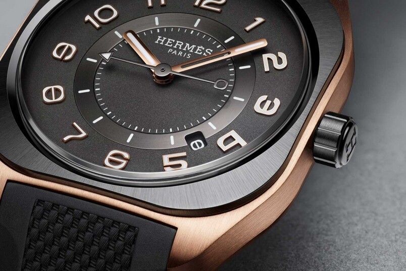 Hermès H08腕錶|黑金交織出現代低調奢華風格