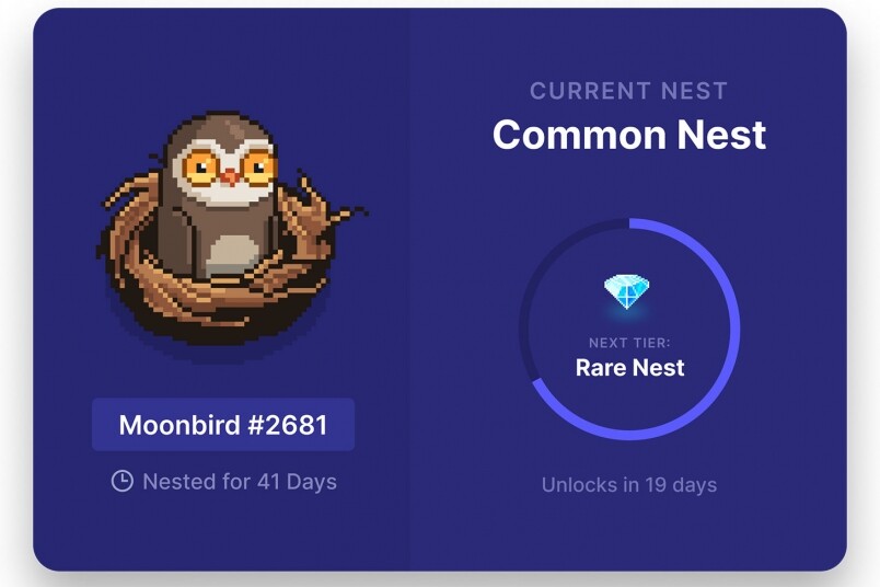 Moonbirds可以做Nesting Moonbirds可以做Nesting
