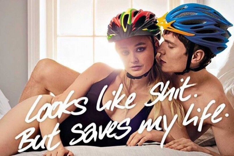 戴頭盔保安全好重要！德國破格以性感包裝的單車安全廣告！