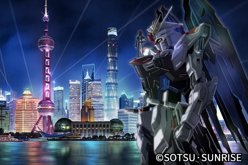 【非山寨】中國有Freedom！官方1比1《Gundam Seed》自由高達現身中國上海金橋