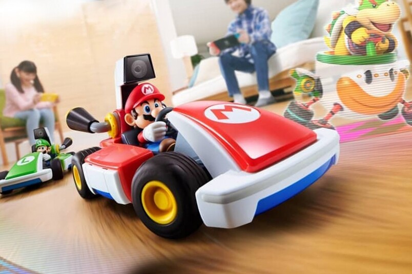 【Nintendo Switch】將屋企變賽車場！《MARIO KART LIVE：HOME CIRCUIT》現實版搖控孖寶賽車