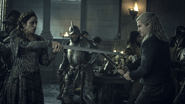 Geralt遵守「驚奇的法則」去琴特拉找尋Cirilla，但由於獅后實在捨不得死去女兒的