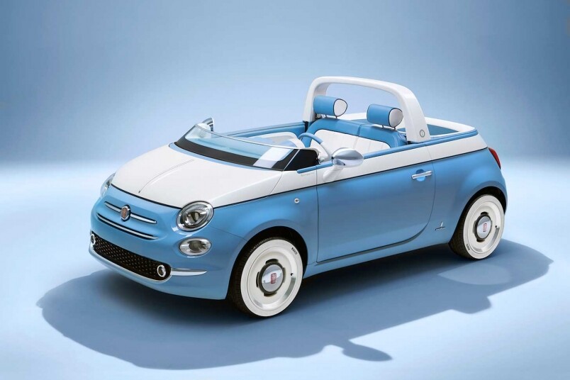 全新世代的復古開蓬車Fiat 500 Spiaggina！在馬路上肯定成為焦點