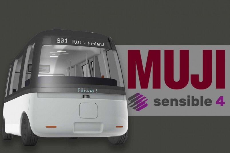 MUJI X Sensible 4將於芬蘭推出自動駕駛巴士！設計未來感極重，征服芬蘭多變氣候！