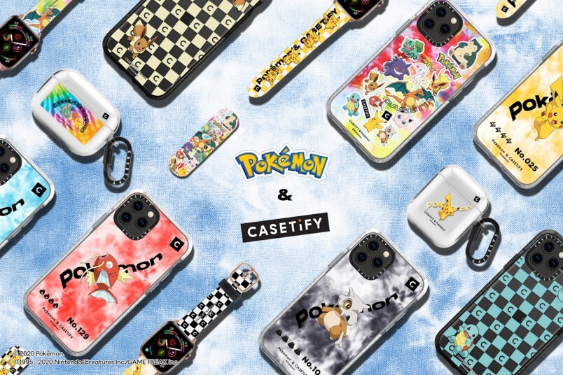 CASETiFY二度聯乘Pokémon推出iPhone手機殼、AirPods保護套等！以90年代元素向經典電子遊戲致敬