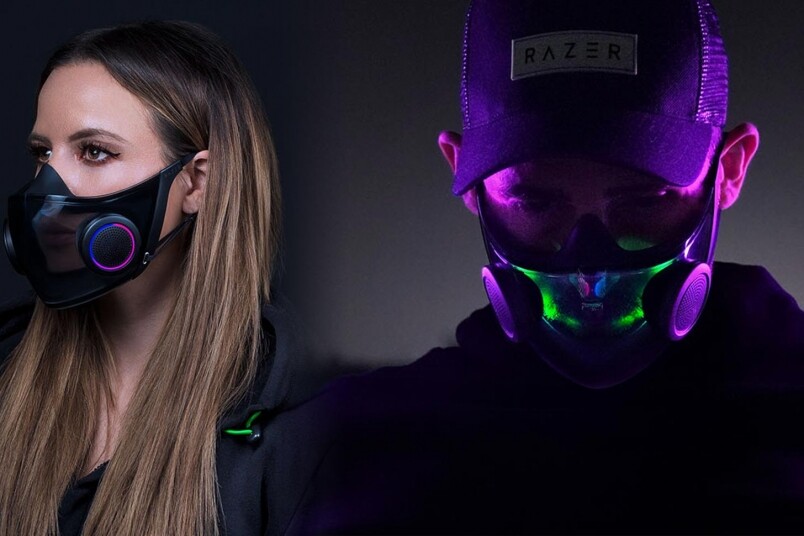 Razer推出全新智能社交口罩！型格外型＋內置LED燈咪高風＋N95醫療級別