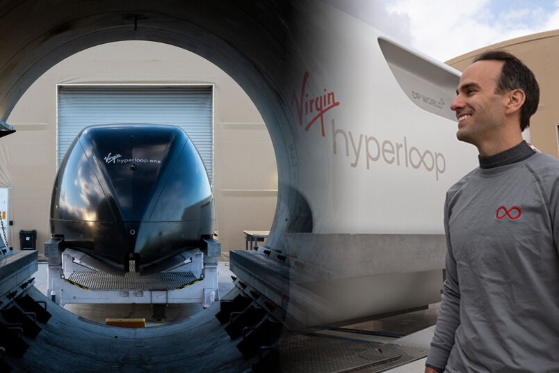 比Elon Musk更快達到第一步 Virgin Hyperloop超級高鐵成功首次載人試車