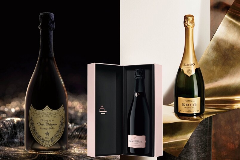 香檳、Krug 168th edition、Dom Pérignon Vintage 2010、Fleur de Miraval、champagne、Jacquesson