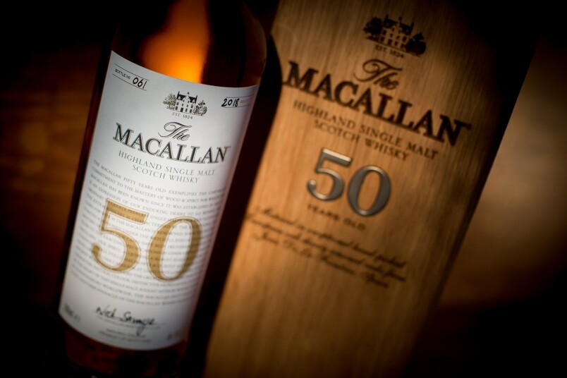 極為罕有！The Macallan 50年威士忌慈善拍賣