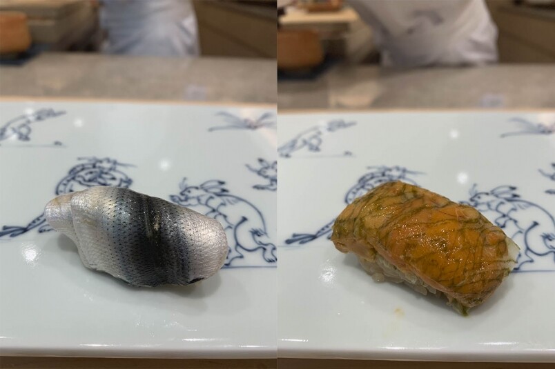 這裡壽司師傅就是Sushi Kami的Adachi San,午餐有$680及$1280兩個選擇,當時我點了$680的 這裡壽司師傅就是Sushi Kami的Adachi San,午餐有$680及$1280兩個選擇,當時我點了$680的