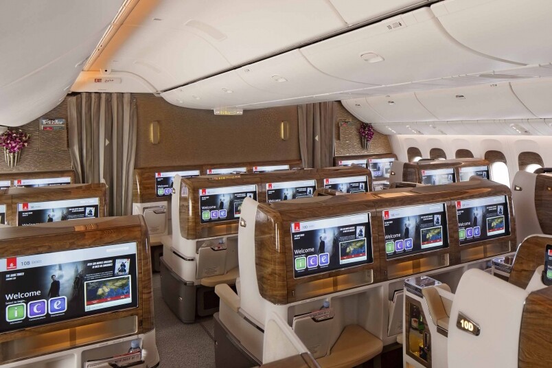 賣點四：阿聯酋航空app阿聯酋航空app推出了一個可以讓乘客在出發前預