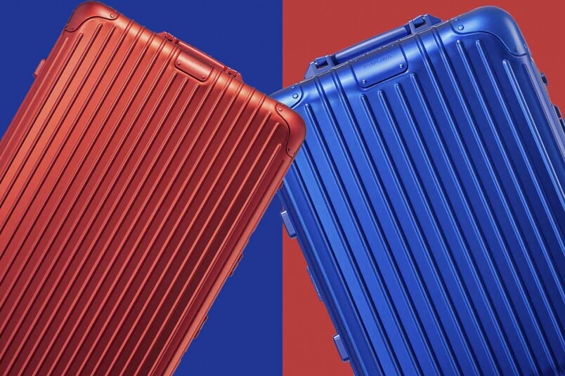 RIMOWA Original鋁鎂合金行李箱全新搶眼金屬藍、紅配色！超吸引！