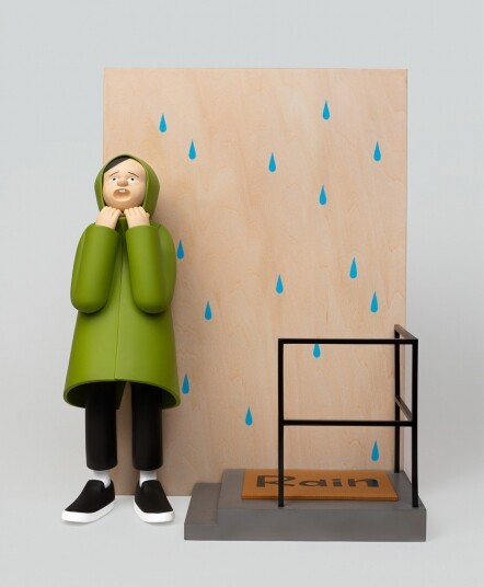 15吋《RAIN》主題⼈偶限量500隻丨花井祐介上海⼤型巡迴展覽《迎浪當下》 15吋《RAIN》主題⼈偶限量500隻丨花井祐介上海⼤型巡迴展覽《迎浪當下》