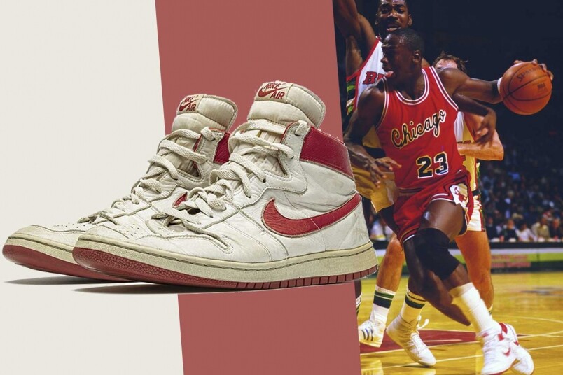 Michael Jordan於NBA征戰首年著用上場之Air Ship即將拍賣！估價高達400萬港元！