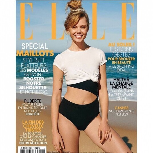 這樣的特質，讓她年紀小小就登上了瑞典版《ELLE》雜誌的封面，