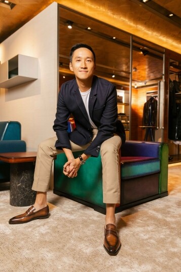問:可以形容一下自己對Berluti 這個品牌的印象嗎?對於今次合作有甚麼感受 問:可以形容一下自己對Berluti 這個品牌的印象嗎?對於今次合作有甚麼感受