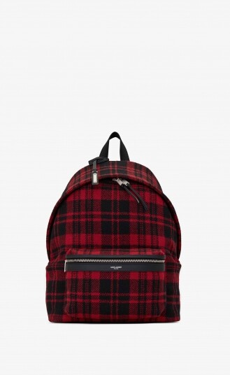 Saint Laurent Tarten 圖案背囊 HK$8,900 Saint Laurent Tarten 圖案背囊 HK$8,900