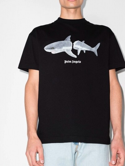 Palm Angels shark-print logo T-shirt HK$2,646