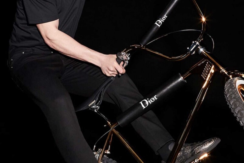 Dior Homme與Bogarde再度合作推出黃金戰車BMX