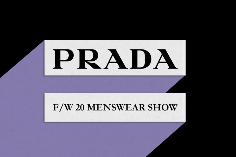 直擊Prada FW20 時裝騷