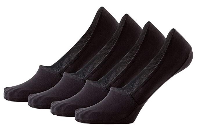 PEDS Men's Coolfeet No Show Loafer Socks 4 in set $160（amazon.com）