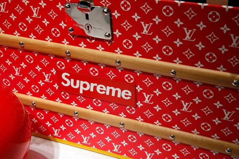 Louis Vuitton X Supreme行李箱拍賣價竟高達81萬！