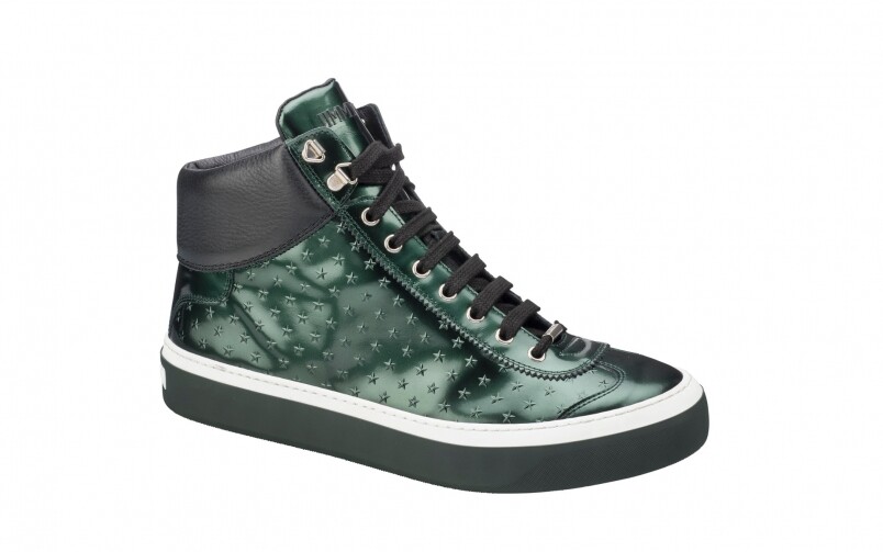 綠色星星圖案high top sneakers 綠色星星圖案high top sneakers