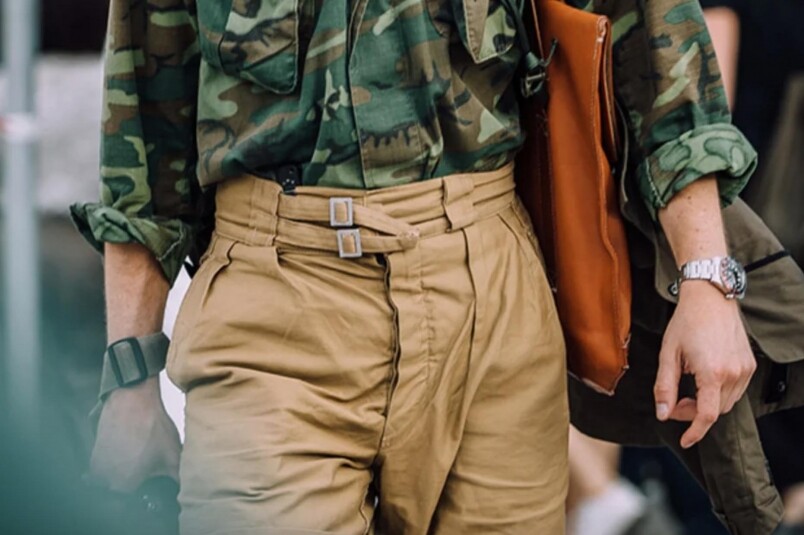 大地色系色的Gurkha Shorts屬最多人選擇的設計，但此外白色或是深藍色同樣是
