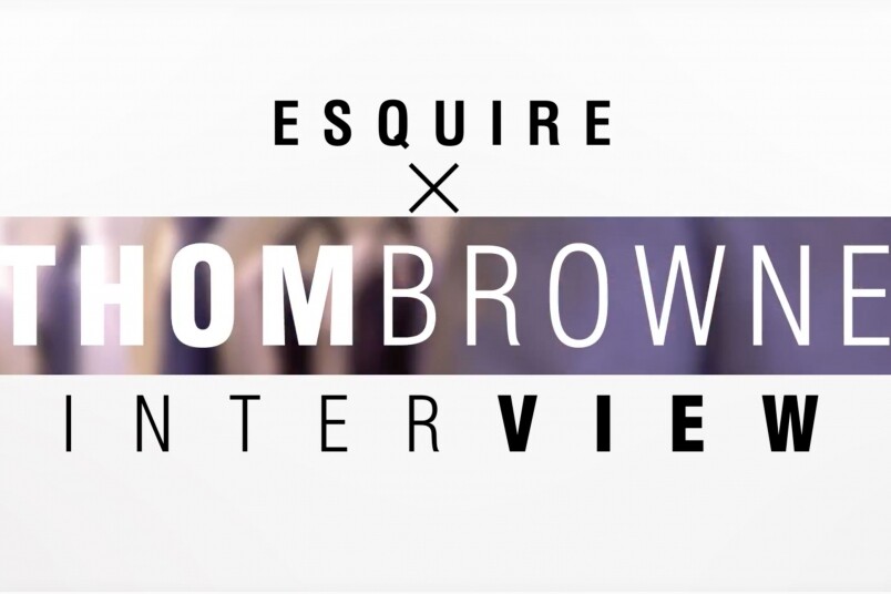 Esquire x Thom Browne Interview