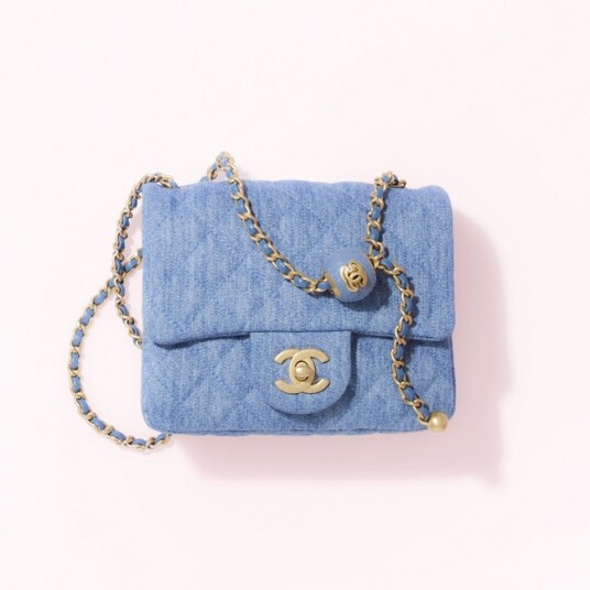 CHANEL Denim Mini Flap Bag HHK$32,300 CHANEL Denim Mini Flap Bag HHK$32,300
