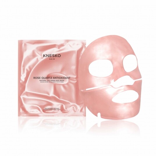 KNESKO Rose Quartz Antioxidant Collagen Face Mask HK$1,100/4片裝