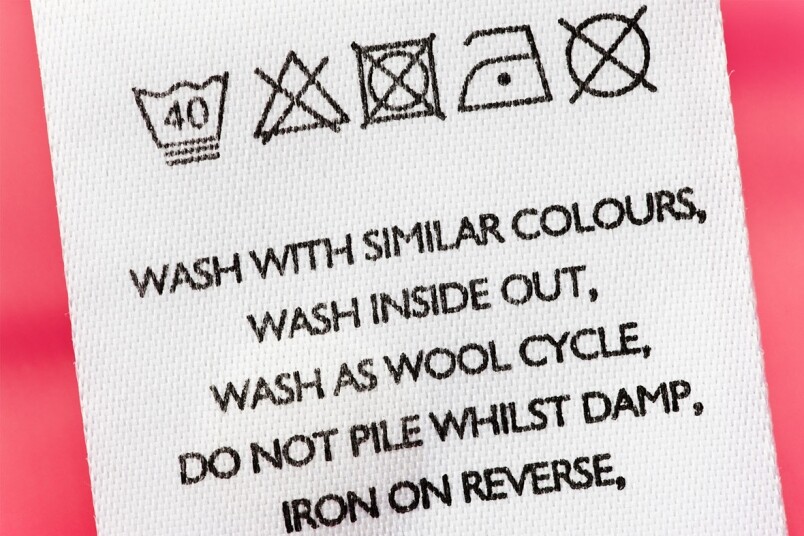 洗衣符號標籤解碼