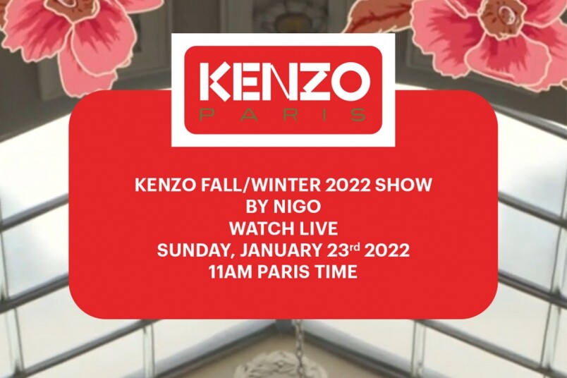 Kenzo FW22系列Livestream