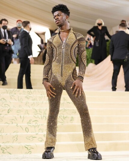 Lil Nas X in Custom Versace Lil Nas X in Custom Versace