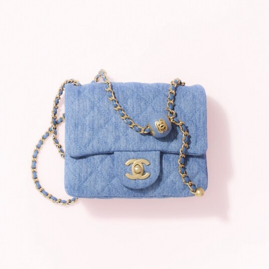 CHANEL Denim Mini Flap Bag HHK$32,300
