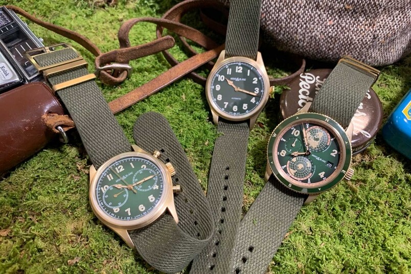 【SIHH 2019】Montblanc帶來配上卡其綠錶面的銅錶系列！完美的復古感覺！