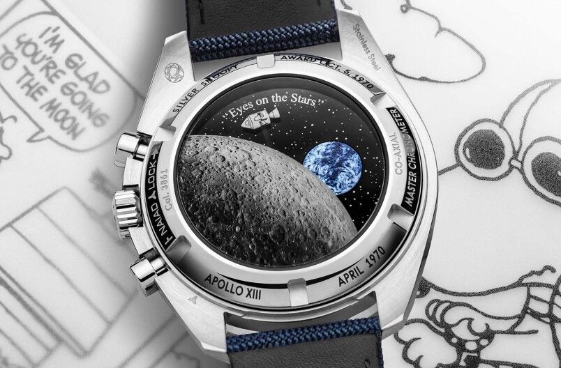 錶面當然吸引，而錶背更加是重心！錶背不只是Snoopy坐著太空船從地球飛到