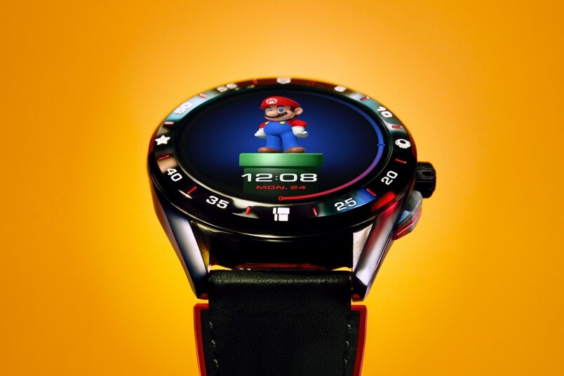 TAG Heuer聯乘《Super Mario》 Mario穿梭於Connected智能腕錶之中