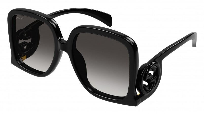 Gucci 黑色粗框太陽眼鏡