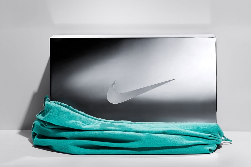 Nike x Tiffany Air Force 1 1837第三波搞作推出極奢華純銀鞋盒！