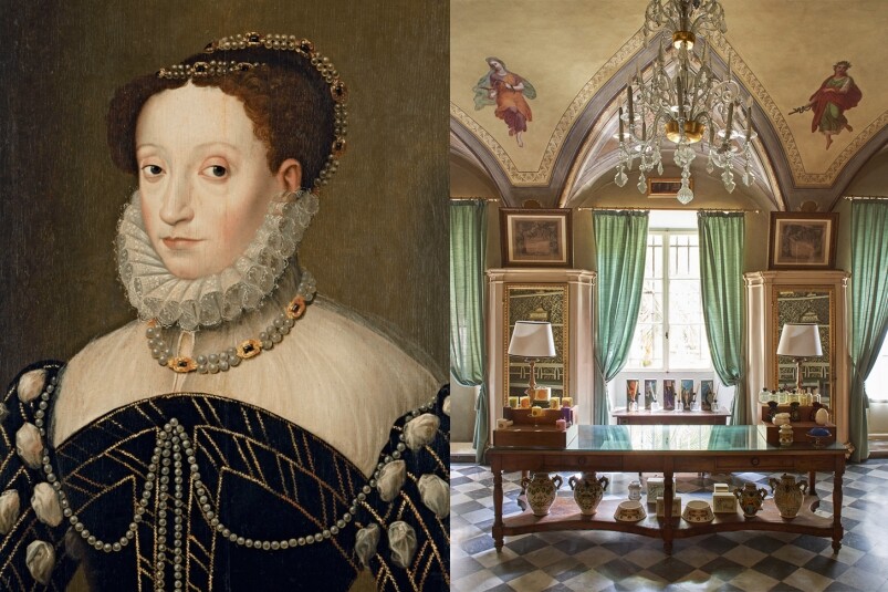 1533年,佛羅倫斯Medici家族的凱薩琳 (Catherine de'Medici) 嫁給法國國王亨利二世。這位日後的法國皇后,承襲了Medici家族的崇高審美,將意大利的香水藝術帶入法國 ,甚至攜其御用調香師—Santa Maria Novella的多明尼克修道士,一同前往法國,為法國國王準備一款高貴的香氛作為獻禮。她委託了多明尼克修道士創作的這款佛羅倫斯傳奇頌歌被稱為 「皇后之水」,承載凱薩琳的真摯敬意,更為當時的法國宮廷掀起一股風潮。Santa Maria Novella也因此成為享負盛名的皇室御用品牌。 800年來累積的豐富草藥學研究經驗,遵循著傳統的製作方法與天然原材料。時至今日,Santa Maria Novella依舊沿用聖母瑪利亞祈禱教堂作為品牌博物商店的主廳;而距離博物商店3公里的工廠,採用獨有方式生產,部分產品保留了人手製作的匠心工藝,沿襲了品牌一貫的嚴謹創新風格。 1533年,佛羅倫斯Medici家族的凱薩琳 (Catherine de'Medici) 嫁給法國國王亨利二世。這位日後的法國皇后,承襲了Medici家族的崇高審美,將意大利的香水藝術帶入法國 ,甚至攜其御用調香師—Santa Maria Novella的多明尼克修道士,一同前往法國,為法國國王準備一款高貴的香氛作為獻禮。她委託了多明尼克修道士創作的這款佛羅倫斯傳奇頌歌被稱為 「皇后之水」,承載凱薩琳的真摯敬意,更為當時的法國宮廷掀起一股風潮。Santa Maria Novella也因此成為享負盛名的皇室御用品牌。 800年來累積的豐富草藥學研究經驗,遵循著傳統的製作方法與天然原材料。時至今日,Santa Maria Novella依舊沿用聖母瑪利亞祈禱教堂作為品牌博物商店的主廳;而距離博物商店3公里的工廠,採用獨有方式生產,部分產品保留了人手製作的匠心工藝,沿襲了品牌一貫的嚴謹創新風格。