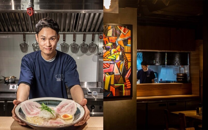 現年34歲的林隆臣先生出生於日本大阪,在拉麵創作的仕途上有著點石成金的魔法魅力;其位於大阪塚本駅的人氣旗艦拉麵店「創作らーめんStyle林」的門外常年出現多至百人的排隊人龍,足證其創作拉麵口碑載道的實力。他更曾於不同的全國性拉麵比賽上奪魁,當中包括,「TV松本家的休日拉麵比賽味噌拉麵冠軍 2017」丶「Yahoo!JAPAN第10屆最強次世代拉麵決定戰優勝 2018」及「第四屆 UNCHI RAMEN TOURNAMENT 優勝 2020」。於2019年,林隆臣更首度推出「林隆臣特式辣味濃厚白湯杯麵」,僅於日本國內限量製作110萬杯,甫推出隨即創下於一個月內售罄的佳績。 現年34歲的林隆臣先生出生於日本大阪,在拉麵創作的仕途上有著點石成金的魔法魅力;其位於大阪塚本駅的人氣旗艦拉麵店「創作らーめんStyle林」的門外常年出現多至百人的排隊人龍,足證其創作拉麵口碑載道的實力。他更曾於不同的全國性拉麵比賽上奪魁,當中包括,「TV松本家的休日拉麵比賽味噌拉麵冠軍 2017」丶「Yahoo!JAPAN第10屆最強次世代拉麵決定戰優勝 2018」及「第四屆 UNCHI RAMEN TOURNAMENT 優勝 2020」。於2019年,林隆臣更首度推出「林隆臣特式辣味濃厚白湯杯麵」,僅於日本國內限量製作110萬杯,甫推出隨即創下於一個月內售罄的佳績。