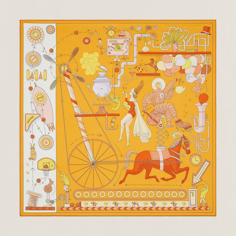 Hermès Tea for Two scarf 90 Hermès Tea for Two scarf 90